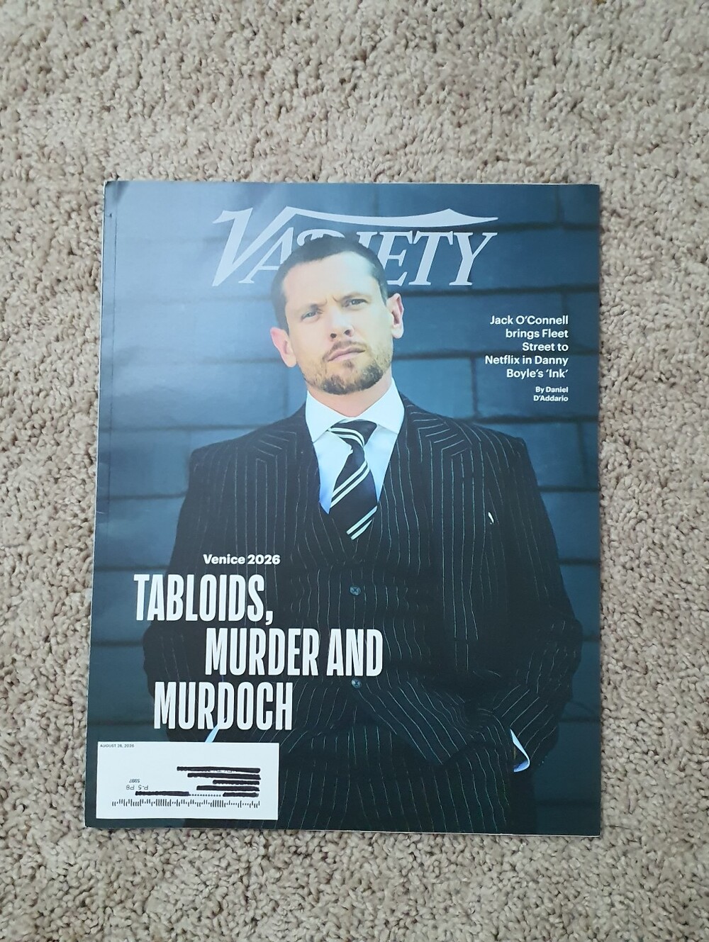 Variety Magazine Aug 2026 Special Issue Tabloids, Murder and Murdoch
